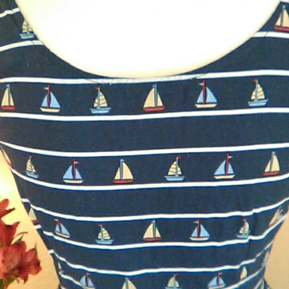 Sugarhill Boutique Sailboat Button Front Dress - Picture 8 of 10